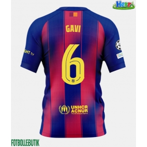 Barcelona Paez Gavi #6 Hemmatröja 2025-26 Kortärmad